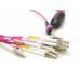 MPO-OM4-LC-16F-XX  MPO-OM4轉LC-16F光纖跳線 分支跳線 OM4萬兆多模光纖跳線 12芯 MPO多模萬兆OM4 IDC定制MTP雙工40/100G數據鎧裝成品模塊連接跳線 